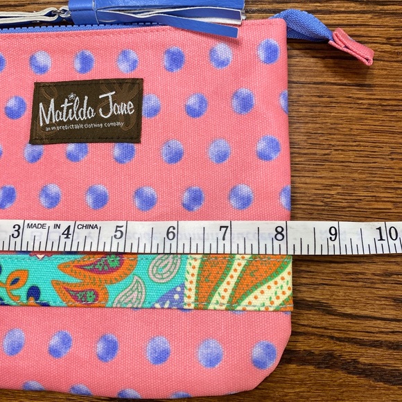 Matilda Jane Polka Dot Cosmetic Make-Up Pouch - Picture 7 of 7